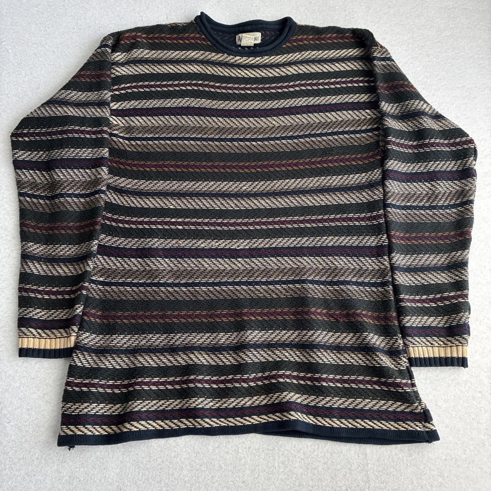 Vintage Compagnie Generale Aeropostale Chunky Knit Sweater XL Grandpacore Casual